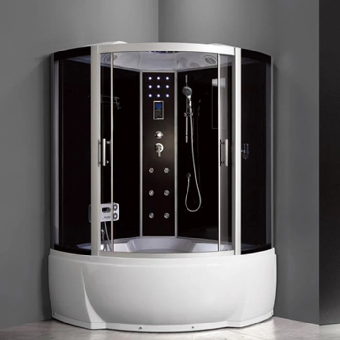 Combo baignoire douche à vapeur d'angle