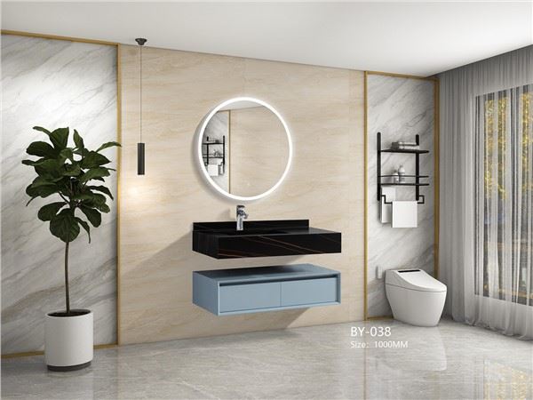 Armoire de rangement murale en PVC pour salle de bain