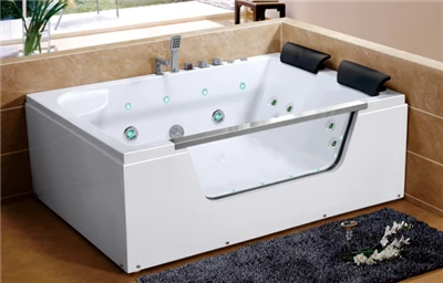 Baignoire rectangulaire autoportante